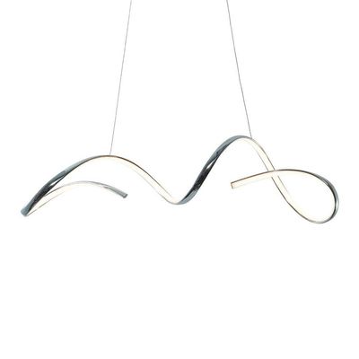 Lustre Pendente Taschibra Londres Led Bivolt Cromado 3000k Luz Amarela 15051072