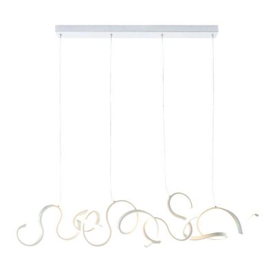 Lustre Pendente Taschibra Toronto Led Bivolt Branco 3000k Luz Amarela 15051085