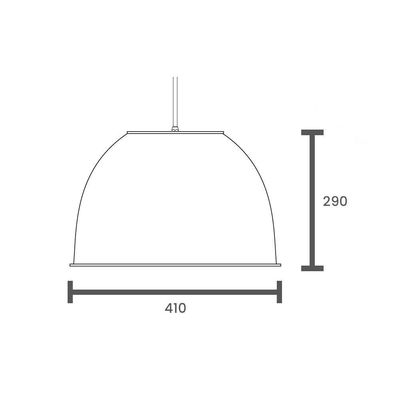 Lustre Pendente Taschibra Prismática Td 920/16 E27 Bivolt Branco 02110021-01