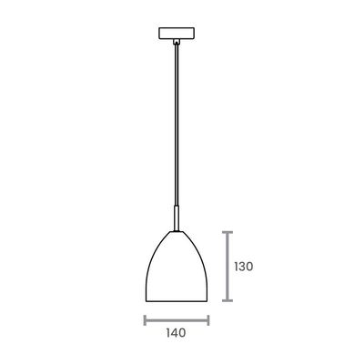 Lustre Pendente Taschibra Legna E27 Bivolt Madeira 15051061