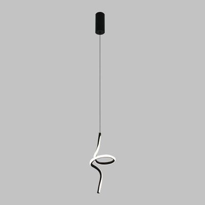 Lustre Pendente Taschibra Cairo Led Bivolt Preto 3000k Luz Amarela 15051081