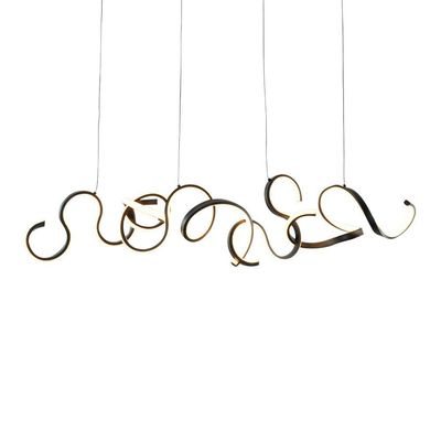 Lustre Pendente Taschibra Toronto Led Bivolt Preto 3000k Luz Amarela 15051084