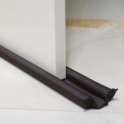 Protetor De Porta Duplo 70cm 1 Peça De Vinila Bagun Impermeável 100% Policloreto - Marrom