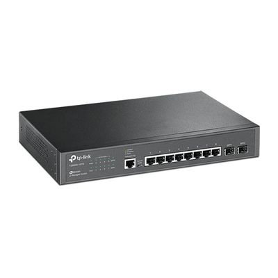 Switch Tp-Link Gigabit 8 Portas + 2 Slots Sfp T2500G-10Ts