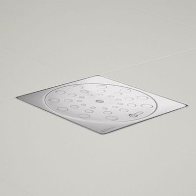 Grelha Ralo De Aço Inox Quadrada 150mm Com Fecho Censi