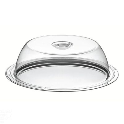 Porta Bolo Tramontina Ciclo Em Aço Inox Com Tampa 33 Cm Tramontina
