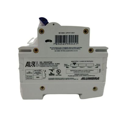 Disjuntor Din Unipolar Alumbra C32/1 - 32a