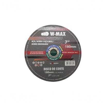 Disco De Corte Inox W-max Wurth 7" (180mm)