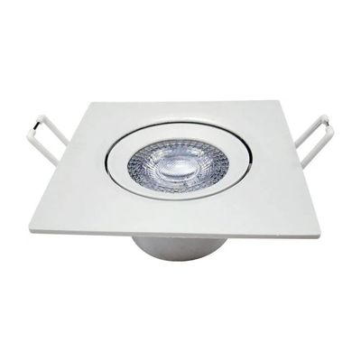 Spot Led Embutir Quadrado Bivolt 7w 3000k Avant