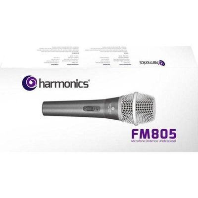 Microfone Harmonics Fm-805 Dinâmico