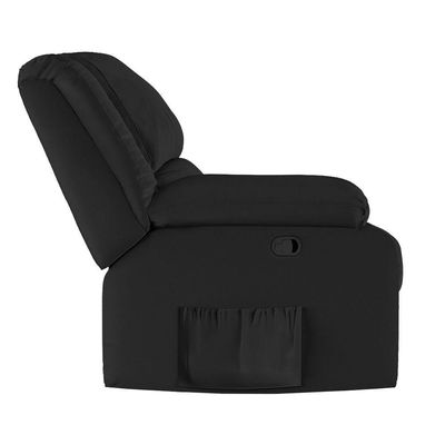Poltrona Do Papai Reclinável Melim Zero Wall Pu Preto Fh1 - D'rossi