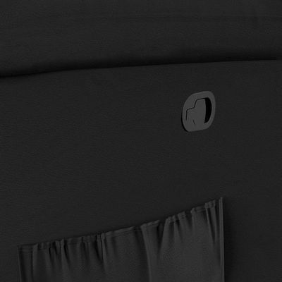 Poltrona Do Papai Reclinável Melim Zero Wall Pu Preto Fh1 - D'rossi