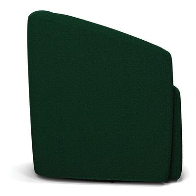 Poltrona Sala De Estar Base Giratória Kit 2 Stella Max Bouclê D03 - D'rossi Cor Verde