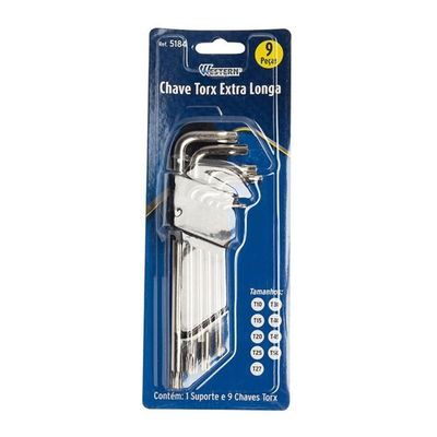 Jogo De Chaves Torx Longa C- 9 Pecas