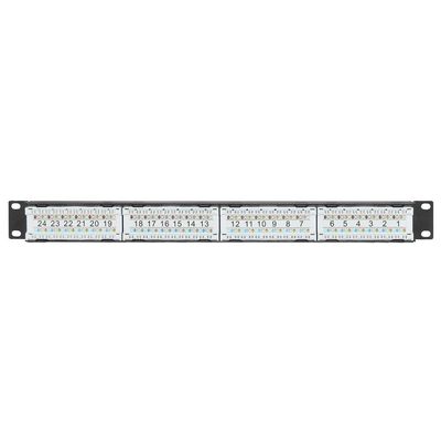 Patch Panel Evus Cat5e 24 Portas Ev-pp-5e-24