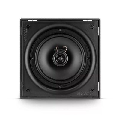 Caixa De Som Arandela Quadrada Preta 50w Rms Frahm 6cx 50