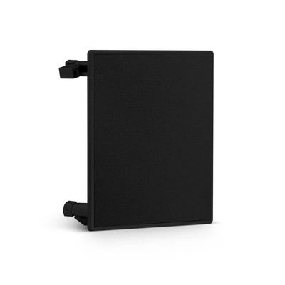 Caixa De Som Arandela Quadrada Preta 50w Rms Frahm 6cx 50