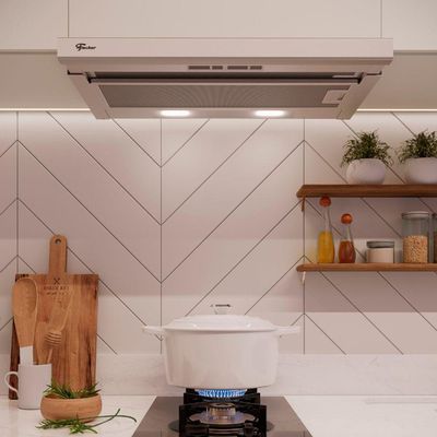 Depurador Slim De Embutir Fischer 60 Cm 220V