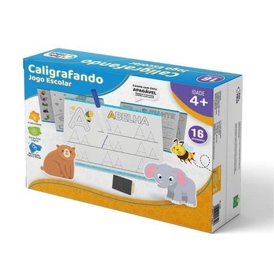 Jogo Pedagógico Caligrafando - Pais E Filhos