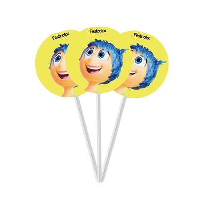 Picks Decorativos Divertidamente 2 - 8 Unidades