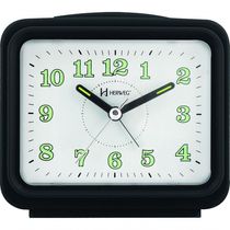 Relógio Despertador Branco Dois Alarme Super Alto Pilha Preto - Preto