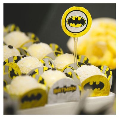 Porta Forminha 4 Pétalas Batman - 40 Unidades