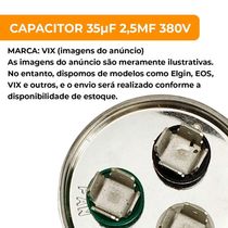 Capacitor 35 + 2,5mf 380v - Vix Único