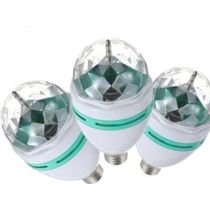 Kit 3 Lampadas Giratórias Coloridas Ideal Para  Festas