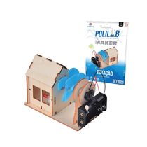 Brinquedo Estação Energia Eólica Polilab Maker - Polibrinq