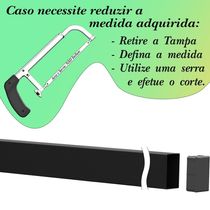 Suporte Pia Chumbar Bancada Mesa 50 Cm Preto