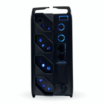 Protetor Eletrônico Gamer Ragtech Dps Space Up Nitro, Bivolt, Led Rgb, 4 Tomadas - 20dps4790