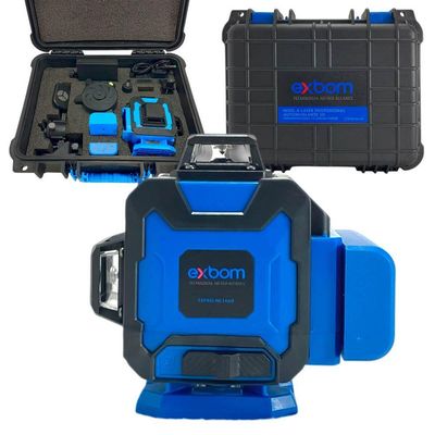 Nível Laser 4d 16 Linhas Com Tripé Suporte Magnético E Maleta