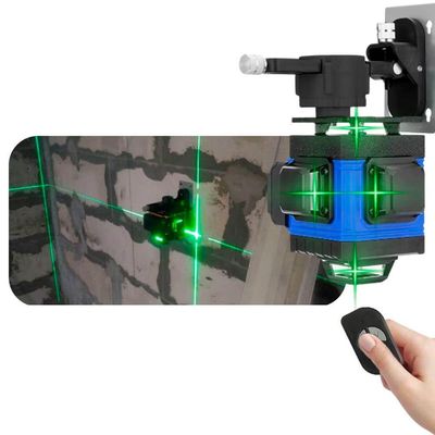 Nível Laser 4d 16 Linhas Com Tripé Suporte Magnético E Maleta