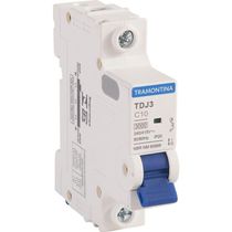 Disjuntor Din Unipolar Tramontina Tdj3/c10 - 10a
