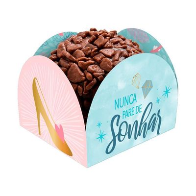 Porta Forminha 4 Pétalas Cinderela - 50 Unidades