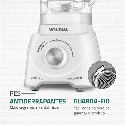 Liquidificador Mondial L-97-W Branco 220V