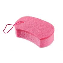 Esponja De Banho Esfoliante Com Pendurador Pink Slow