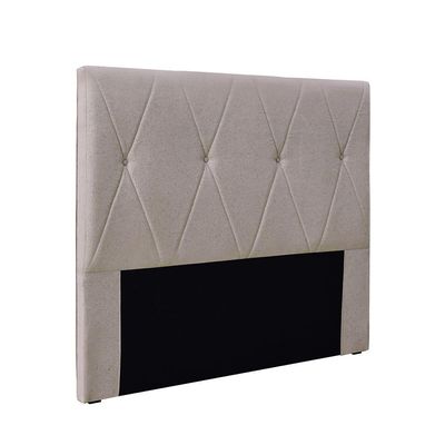 Cabeceira Cama Box King 195 Cm Aquilla Linho S04 - D'rossi Cor Areia