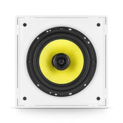 Caixa De Som Frahm Arandela 6 Cx 100w Branca Quadrada 31819