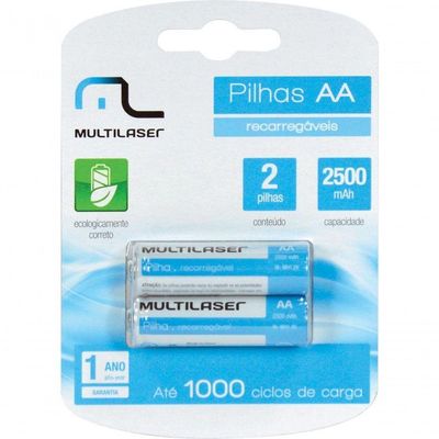 Pilha Recarregavel Aa 2500mah C-2 Cb053