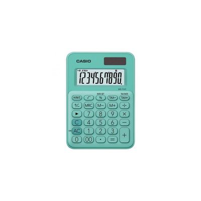 Calculadora De Mesa 10 Dígitos Verde - Ms-7uc-gn-w-dc