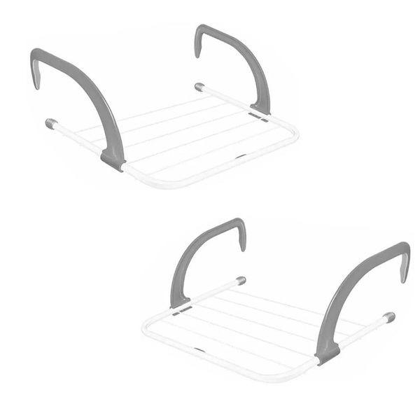 Mini Varal Kit 2 Unidades Janela Varanda Portatil