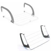 Mini Varal Kit 2 Unidades Portatil Janela Varanda Banheiro Box Lavanderia Porta Secadora Roupa