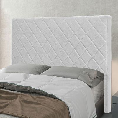 Cabeceira Cama Box Solteiro 90 Cm Dubai Linho S04 - D'rossi Cor Grigio