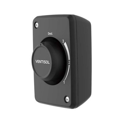 Ventilador De Parede Ventisol 200w Grade Metal 60cm Preto Bivolt