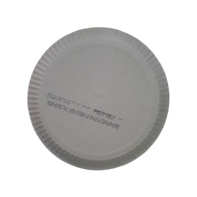 Prato De Papelão Laminado Branco P5 - 28cm