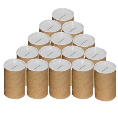 Cofrinho De Papelão Personalizável Branco - 6 Unidades