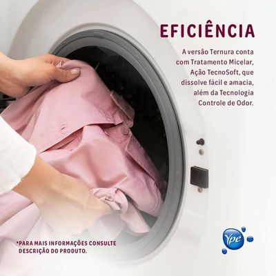 Kit 2 Amaciante De Roupas Tradicional Ypê Ternura 5l