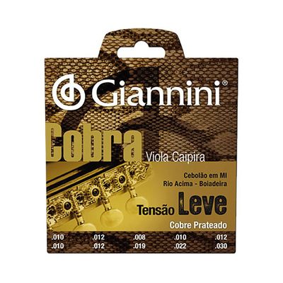 Corda Viola Caipira Giannini Gesvl Leve Cobre Prateado