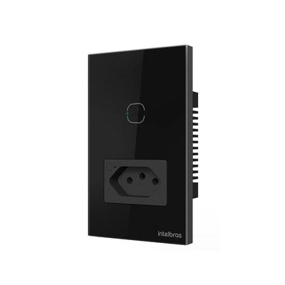 Tomada Simples 10a Smart Wi-fi Ets 2001 Preto 4850067
